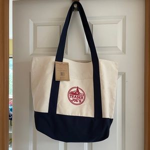 NWT Trader Joe’s canvas bag